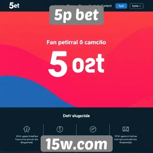 Novo design do site 5p bet melhora usabilidade