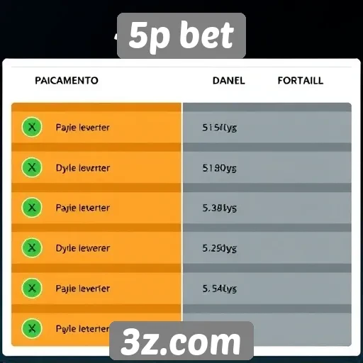 Métodos de pagamento disponíveis no 5p bet